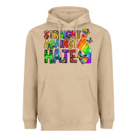 Mushroom straight against hate pride lgbtq Heavyweight Hoodie - texasbilliewilder