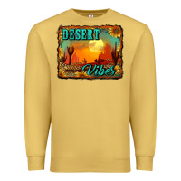 Antique Gold desert vibes background Premium Sweatshirt - RanaPortraitStore