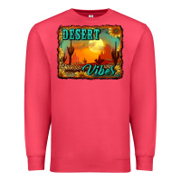 Cardinal desert vibes background Premium Sweatshirt - RanaPortraitStore