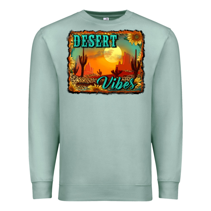 Desert Vibes Background Premium Sweatshirt by RanaPortraitStore | Teevron