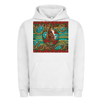 Pigment Lunar Rock western horse horseshoe roses gemstones glitter wooden Urban Hoodie - Artiststas