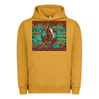 Pigment Peanut Butter western horse horseshoe roses gemstones glitter wooden Urban Hoodie - Artiststas