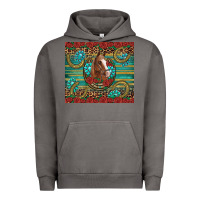 Pigment Tornado western horse horseshoe roses gemstones glitter wooden Urban Hoodie - Artiststas