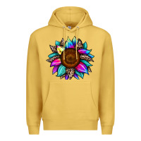 Antique Gold sunflower tie dye Premium Hoodie - JahusDesignShop