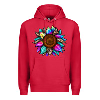 Cardinal sunflower tie dye Premium Hoodie - JahusDesignShop