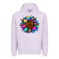 Lilac sunflower tie dye Premium Hoodie - JahusDesignShop