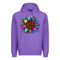 Purple sunflower tie dye Premium Hoodie - JahusDesignShop