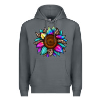 Rock sunflower tie dye Premium Hoodie - JahusDesignShop