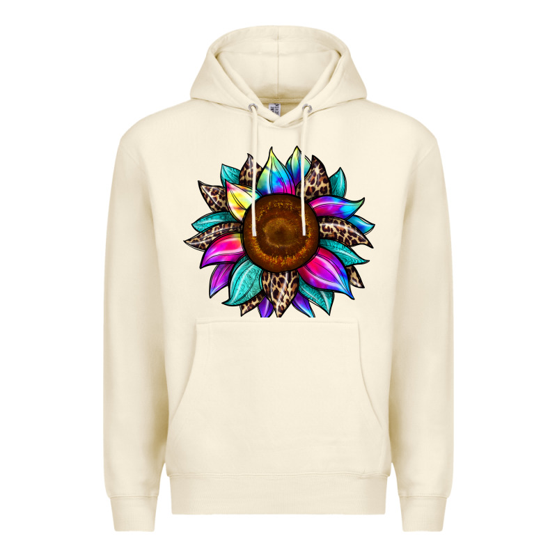 Sunflower Tie Dye Premium Hoodie by JahusDesignShop | Teevron