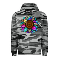 Slate Camo sunflower tie dye Premium Hoodie - JahusDesignShop