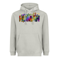 We Are All Human Pride Lgbtq Heavyweight Hoodie | Teevron