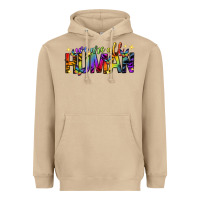 Mushroom we are all human pride lgbtq Heavyweight Hoodie - texasbilliewilder