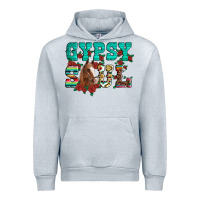 Heather Grey western gypsy soul horse roses serape aztec leopard Urban Hoodie - Artiststas