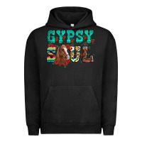 Pigment Black western gypsy soul horse roses serape aztec leopard Urban Hoodie - Artiststas