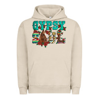 Pigment French Oak western gypsy soul horse roses serape aztec leopard Urban Hoodie - Artiststas