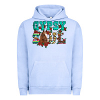 Pigment Grape Ice western gypsy soul horse roses serape aztec leopard Urban Hoodie - Artiststas