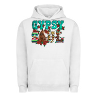 Pigment Lunar Rock western gypsy soul horse roses serape aztec leopard Urban Hoodie - Artiststas