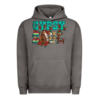 Pigment Tornado western gypsy soul horse roses serape aztec leopard Urban Hoodie - Artiststas