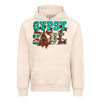 Sandshell western gypsy soul horse roses serape aztec leopard Urban Hoodie - Artiststas