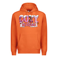 Carrot pink cozy season with snowman ado Premium Hoodie - AdoDesignShop