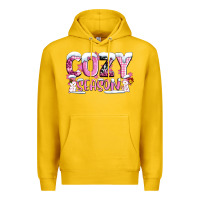 Lemon pink cozy season with snowman ado Premium Hoodie - AdoDesignShop