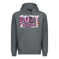 Rock pink cozy season with snowman ado Premium Hoodie - AdoDesignShop