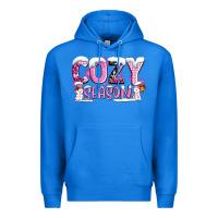 True Royal pink cozy season with snowman ado Premium Hoodie - AdoDesignShop