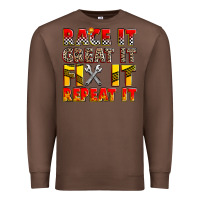 Chestnut race it great it fix it repeat it Premium Sweatshirt - Zillion Design Studio