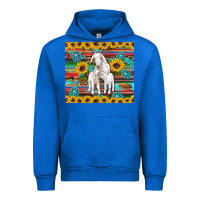 Cobalt goats mom and baby sunflowers gemstones serape leopard glitter wooden Urban Hoodie - Artiststas