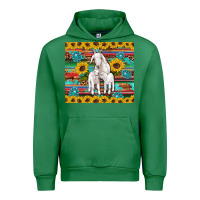 Emerald goats mom and baby sunflowers gemstones serape leopard glitter wooden Urban Hoodie - Artiststas