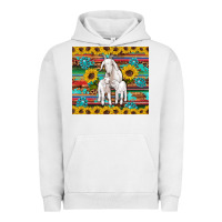 Pigment Lunar Rock goats mom and baby sunflowers gemstones serape leopard glitter wooden Urban Hoodie - Artiststas