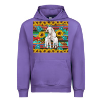 Tulip goats mom and baby sunflowers gemstones serape leopard glitter wooden Urban Hoodie - Artiststas