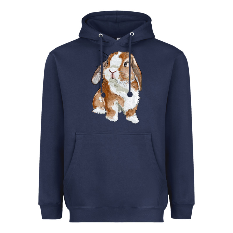 Cute Bunny Heavyweight Hoodie by RanaPortraitStore | Teevron