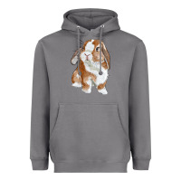 Storm Cute Bunny Heavyweight Hoodie - RanaPortraitStore