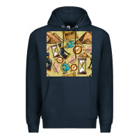 Navy history seamless pattern Premium Hoodie - BundleAndBundleShop