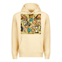 Pina Colada history seamless pattern Premium Hoodie - BundleAndBundleShop