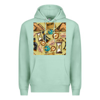 Seafoam history seamless pattern Premium Hoodie - BundleAndBundleShop