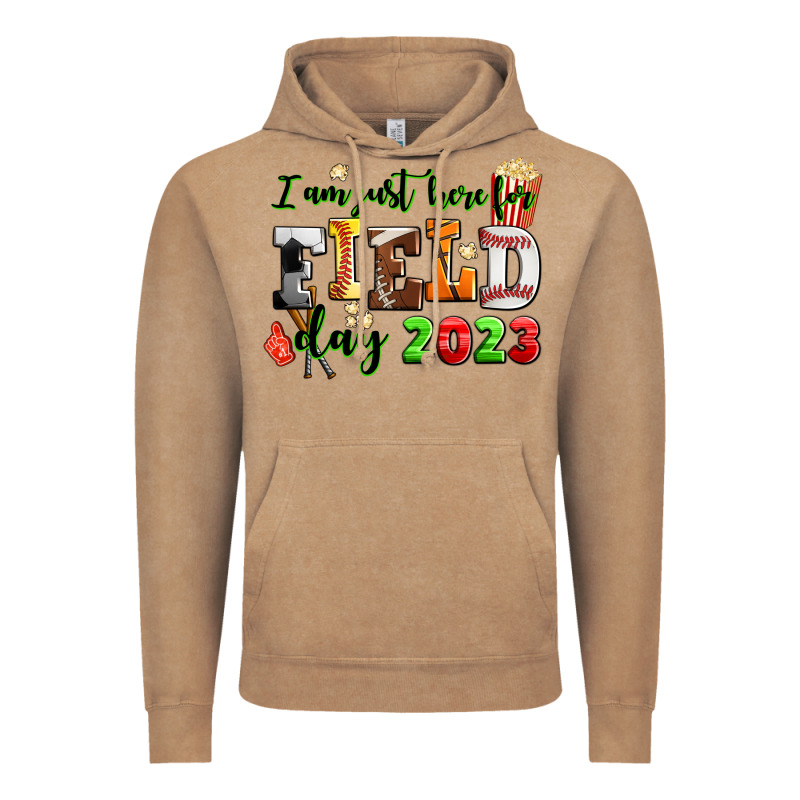 I Am Just Here For Field Day 2023 Vintage Hoodie by AdoDesignShop | Teevron