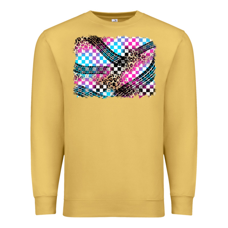 Race Background Premium Sweatshirt by Zillion Design Studio | Teevron