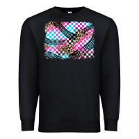 Black race background Premium Sweatshirt - Zillion Design Studio