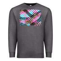 Charcoal Heather race background Premium Sweatshirt - Zillion Design Studio