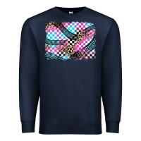 Navy race background Premium Sweatshirt - Zillion Design Studio