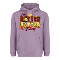 Lavender hey batter batter swing softball Heavyweight Hoodie - Zillion Design Studio
