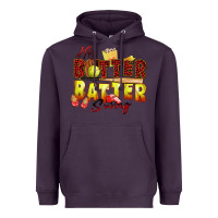 Plum hey batter batter swing softball Heavyweight Hoodie - Zillion Design Studio