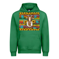 Emerald goat sunflowers gemstones serape leopard glitter Urban Hoodie - Artiststas