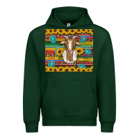 Forest Green goat sunflowers gemstones serape leopard glitter Urban Hoodie - Artiststas