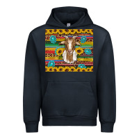 Navy goat sunflowers gemstones serape leopard glitter Urban Hoodie - Artiststas