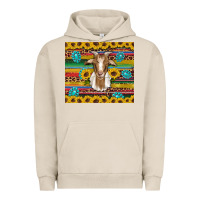 Pigment French Oak goat sunflowers gemstones serape leopard glitter Urban Hoodie - Artiststas