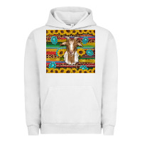 Pigment Lunar Rock goat sunflowers gemstones serape leopard glitter Urban Hoodie - Artiststas