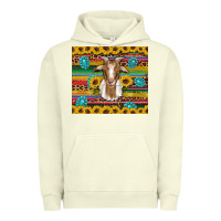 Pigment Pistachio goat sunflowers gemstones serape leopard glitter Urban Hoodie - Artiststas